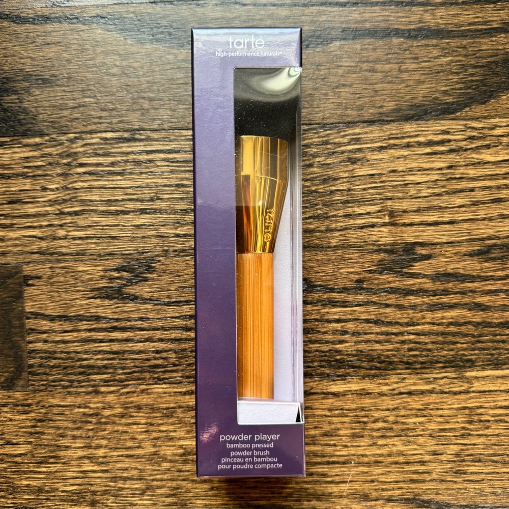 Tarte Powder Player Bamboo Pressed Powder Brush | NIB